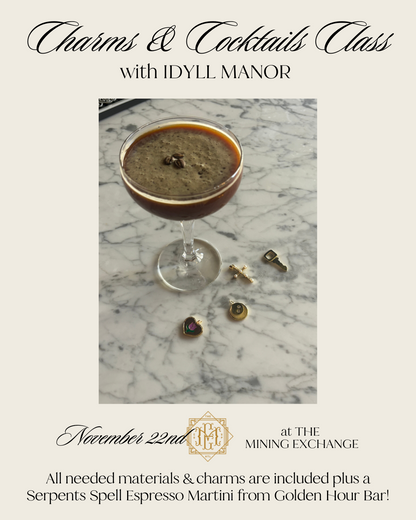 Charm Necklace Party|  Idyll Manor x Golden Hour Bar