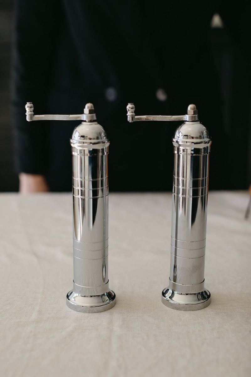 Chrome Salt + Pepper Grinders - IDYLL MANOR