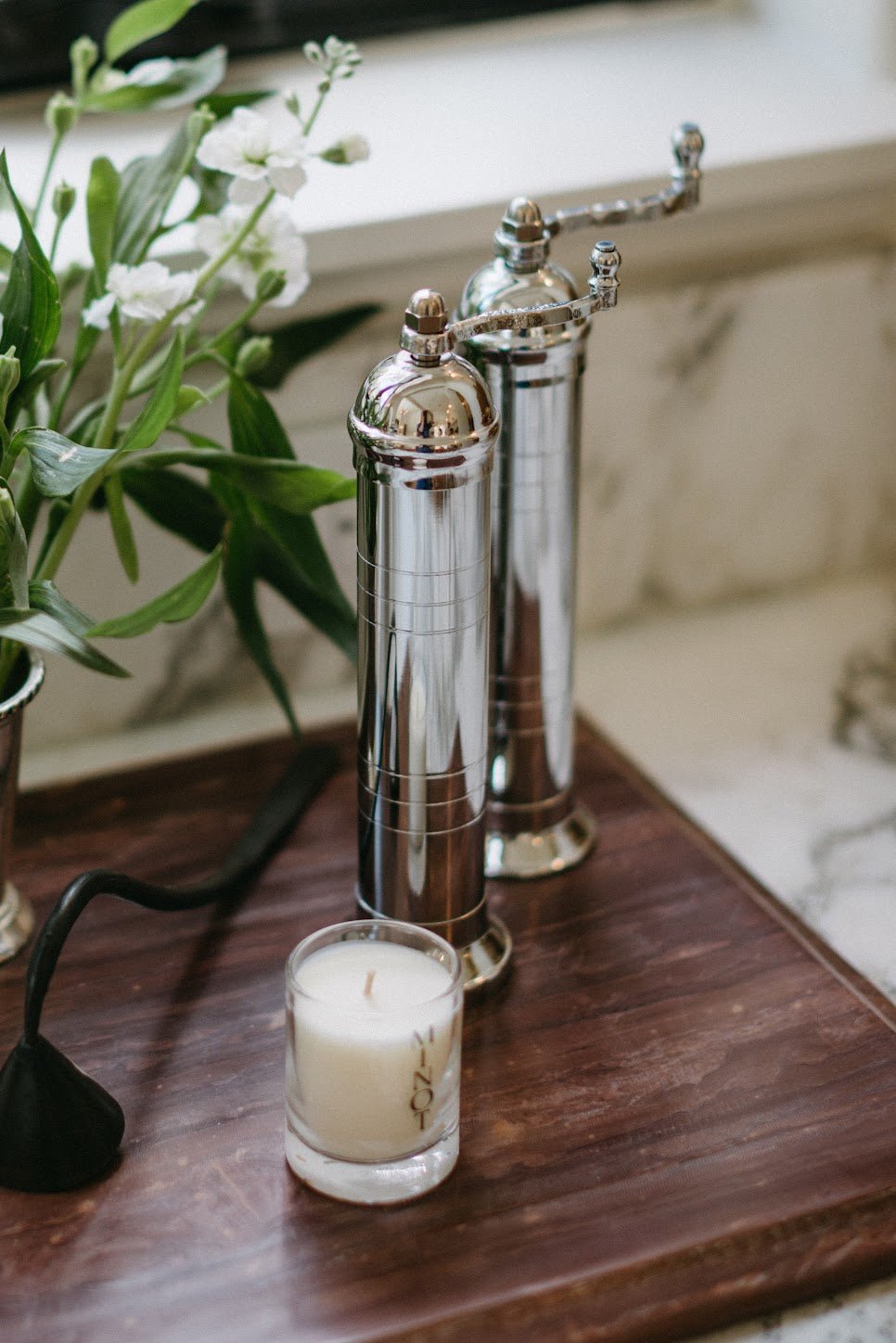 Chrome Salt + Pepper Grinders