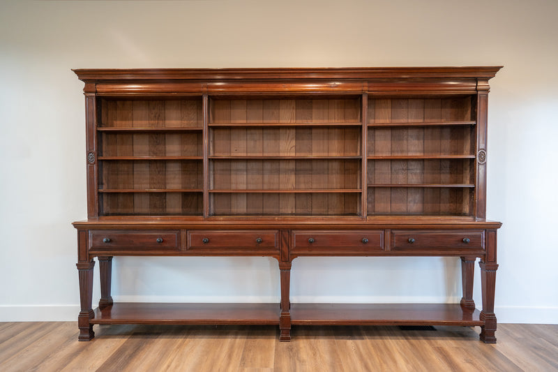 Antique Gillows Mahogany Library Bookcase - IDYLL MANOR