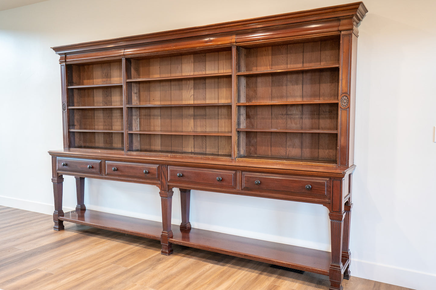 Antique Gillows Mahogany Library Bookcase - IDYLL MANOR