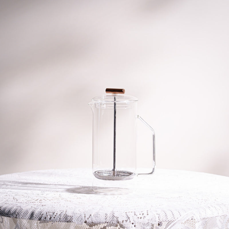 The Clear Glass French Press - IDYLL MANOR