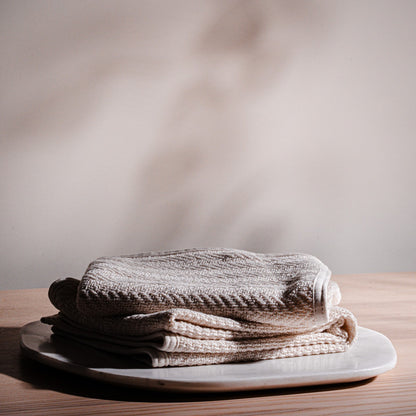 Cotton Herringbone Hand Towel