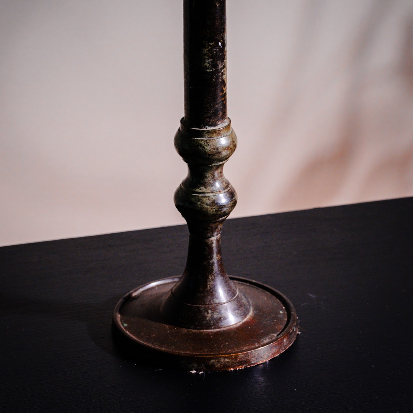 Found Patina Candle Holder
