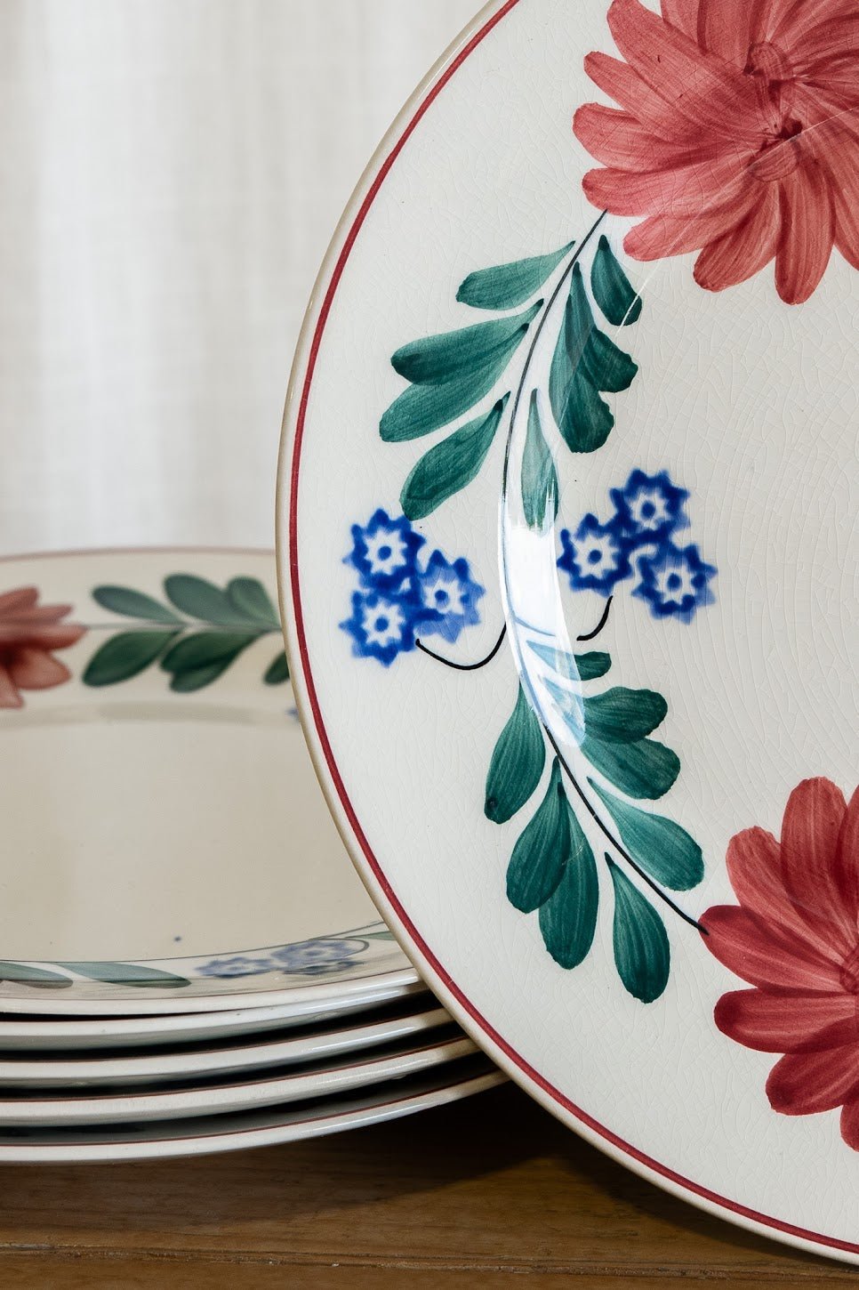 Staffordshire England Dinner Plate - IDYLL MANOR