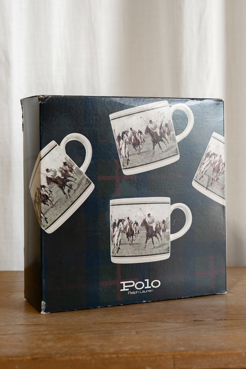 Ralph Lauren Home Vintage Polo Mugs | Set of 4 - IDYLL MANOR