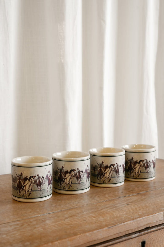 Ralph Lauren Home Vintage Polo Mugs | Set of 4 - IDYLL MANOR