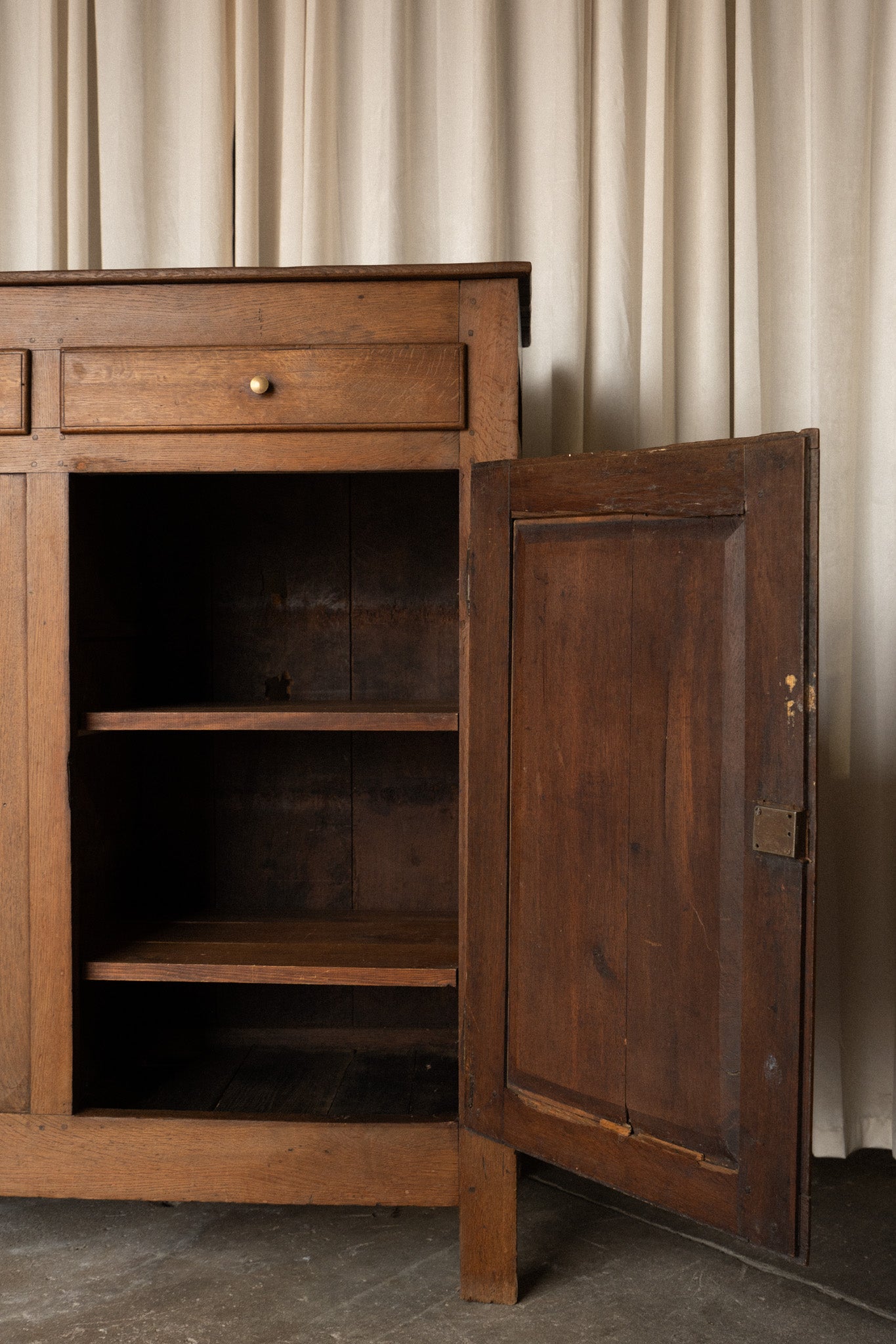 Antique French Oak Cupboard - IDYLL MANOR