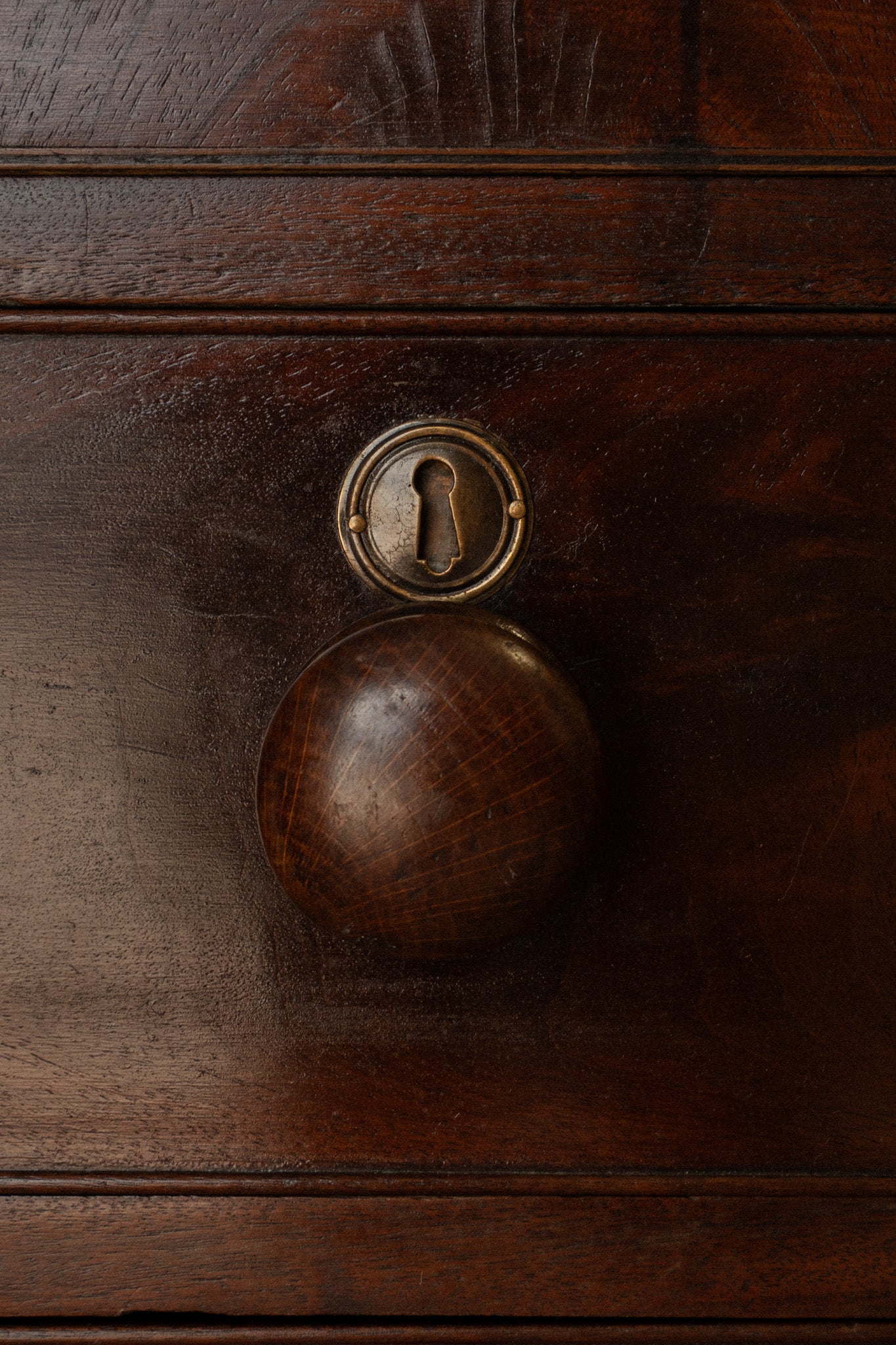 Victorian Mahogany Chest of Drawers | Antique 2 Over 3 Dresser with Carved Detail - IDYLL MANOR