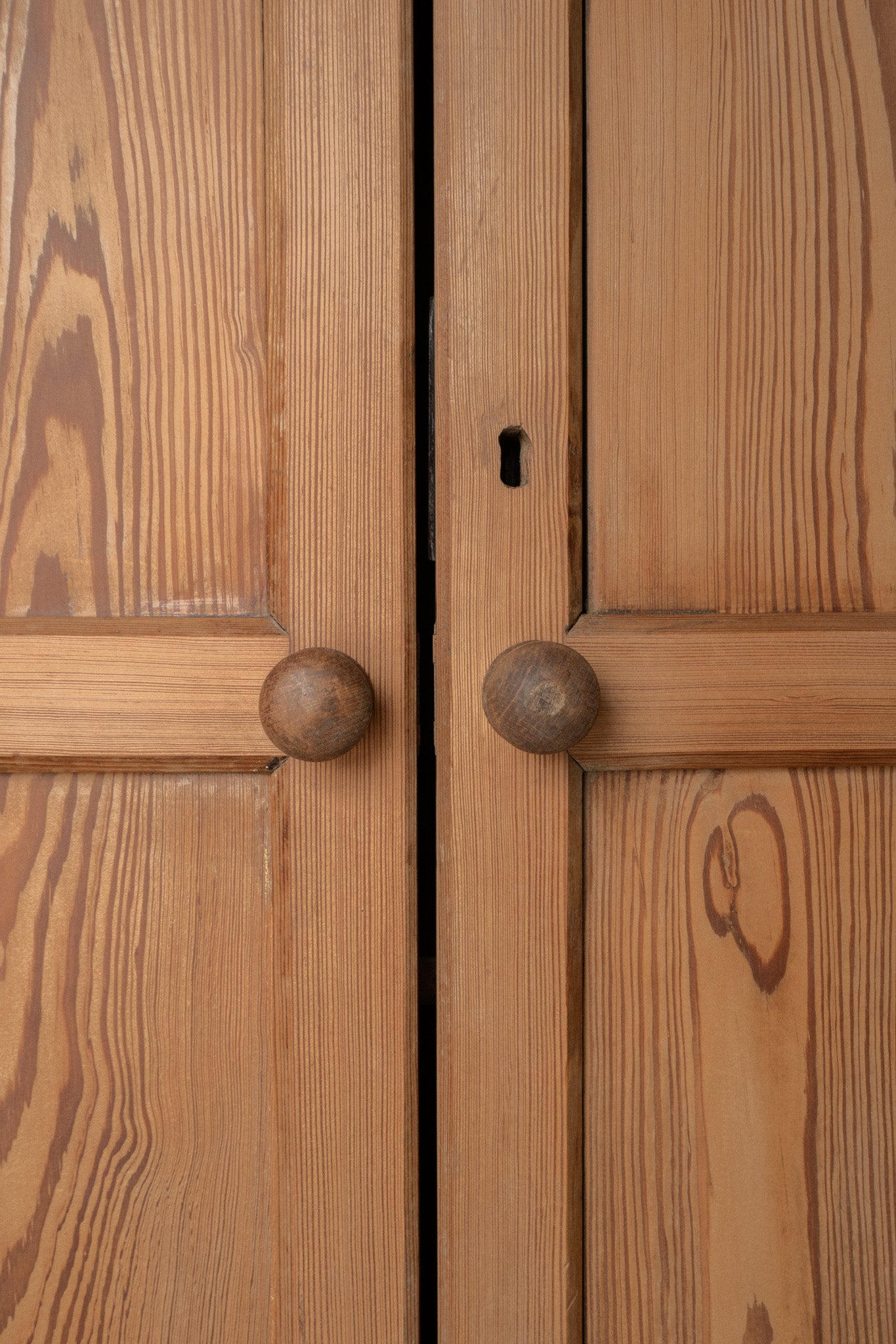 Pitch Pine School Cupboard | Arched Door Design - IDYLL MANOR