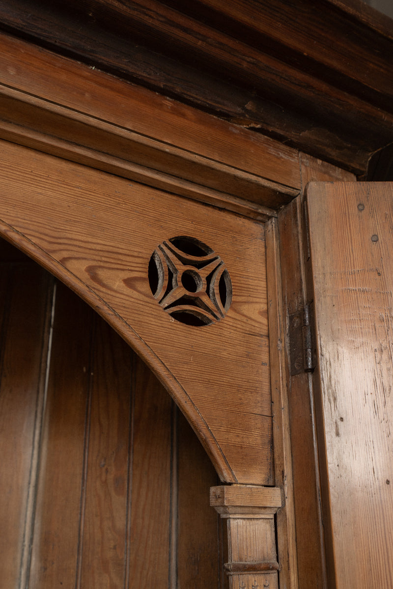 Rounded Corner Cabinet | Curved Back Cupboard - IDYLL MANOR