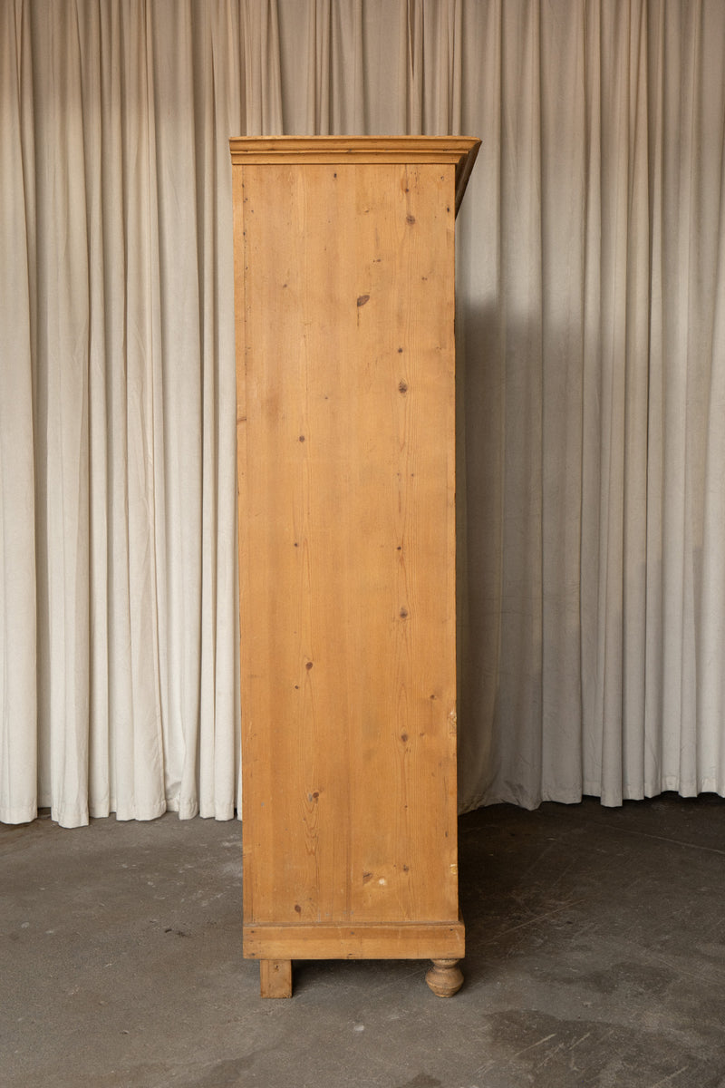 Pine Armoire | Silver Accents - IDYLL MANOR