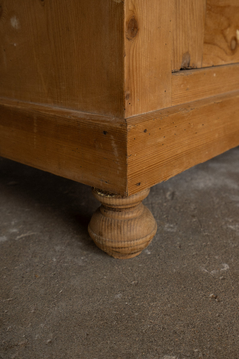 Pine Armoire | Silver Accents - IDYLL MANOR