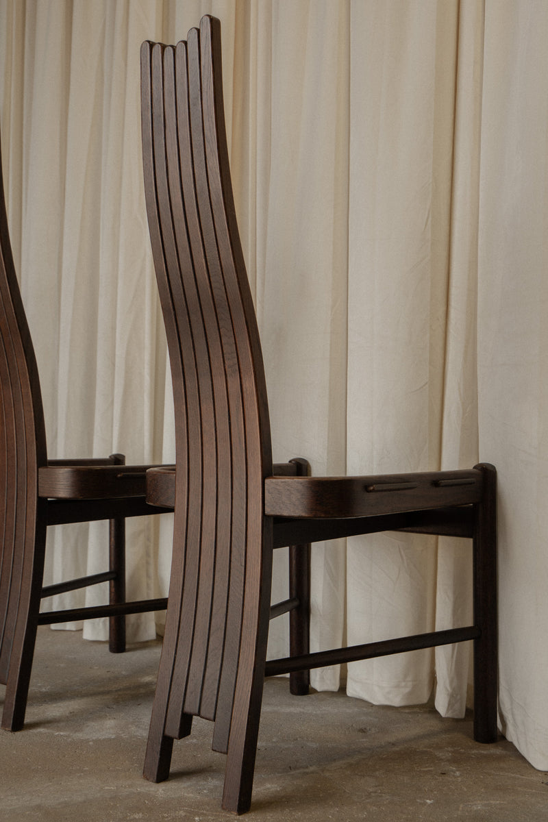 Brutalist Architectural Chairs | Set of 2 - IDYLL MANOR