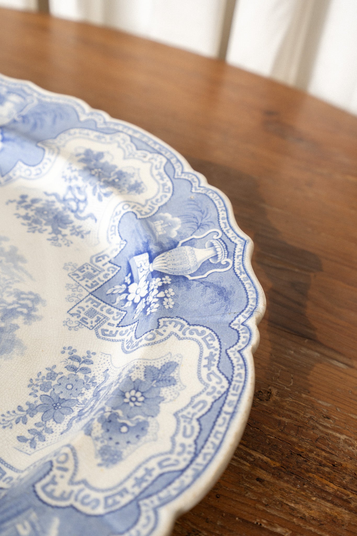 Large Victorian Serving Platter - IDYLL MANOR
