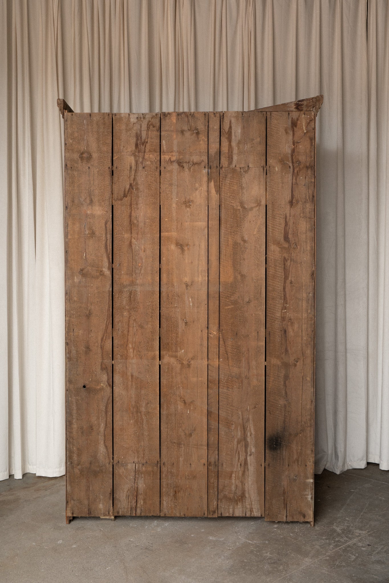 Pitch Pine School Cupboard | Arched Door Design - IDYLL MANOR