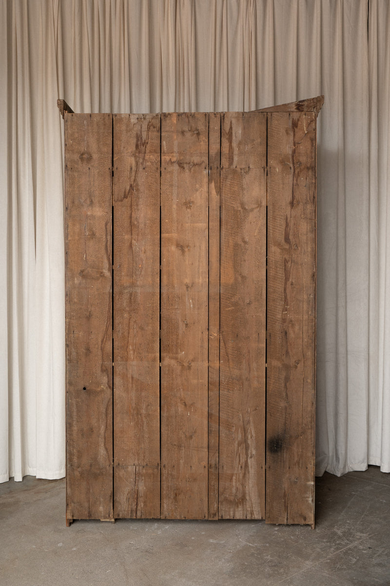 Pitch Pine School Cupboard | Arched Door Design - IDYLL MANOR