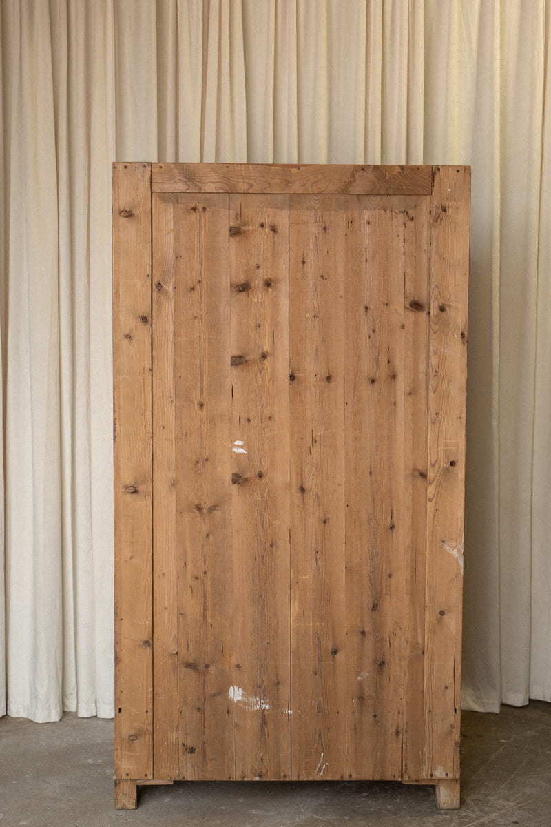 Petite Light Pine Armoire Cupboard - IDYLL MANOR