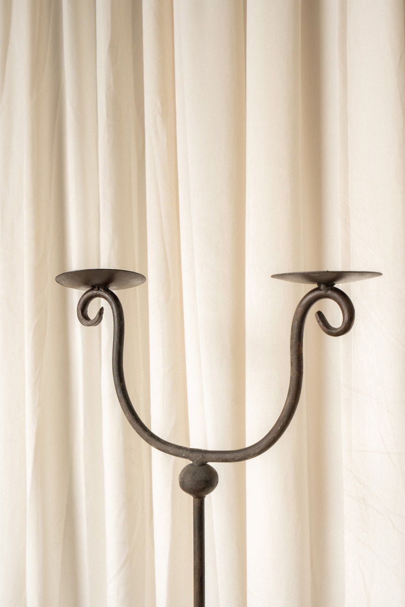 Antique Wrought Iron Candelabras - IDYLL MANOR