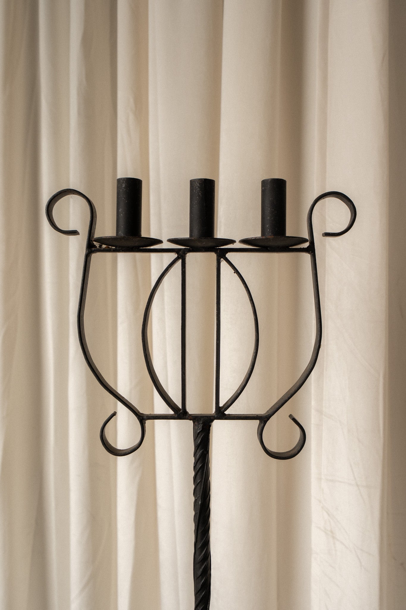 Antique Wrought Iron Candelabras - IDYLL MANOR