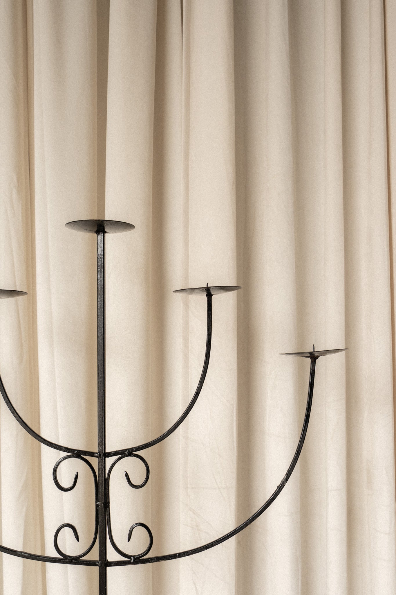 Antique Wrought Iron Candelabras - IDYLL MANOR