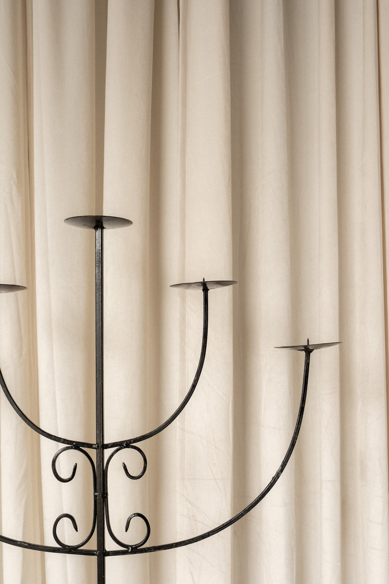 Antique Wrought Iron Candelabras - IDYLL MANOR