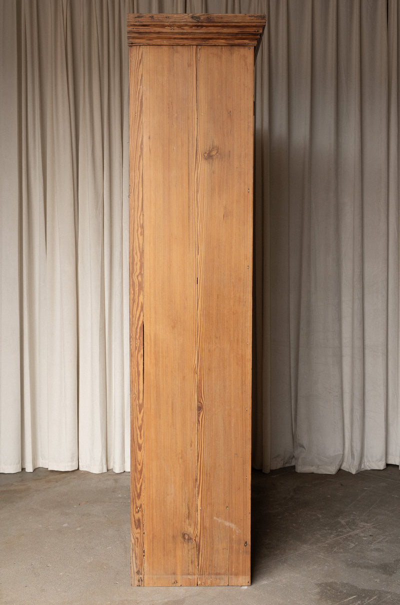 Pitch Pine School Cupboard | Arched Door Design - IDYLL MANOR