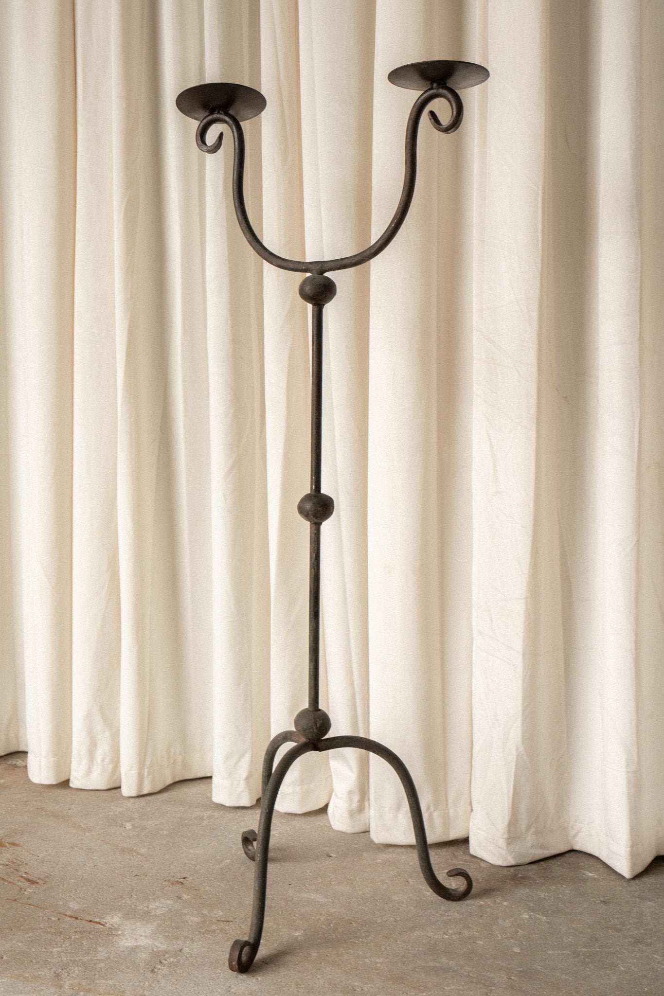 Antique Wrought Iron Candelabras - IDYLL MANOR