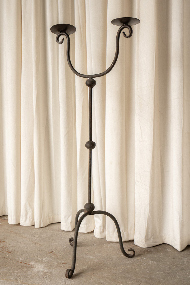 Antique Wrought Iron Candelabras - IDYLL MANOR