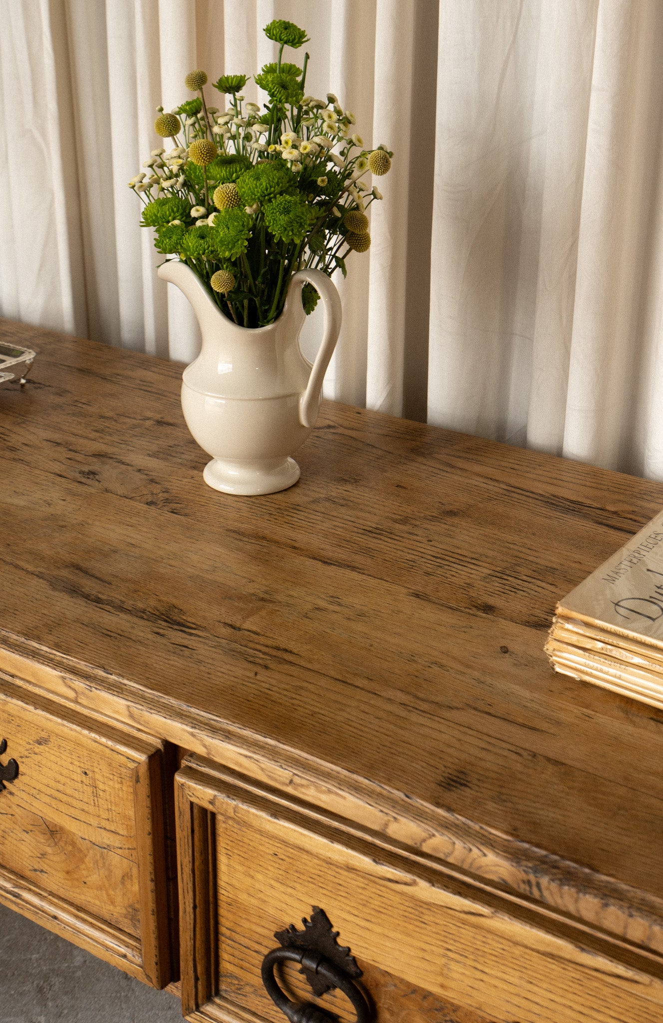 English Pine Kitchen Island, Server - IDYLL MANOR