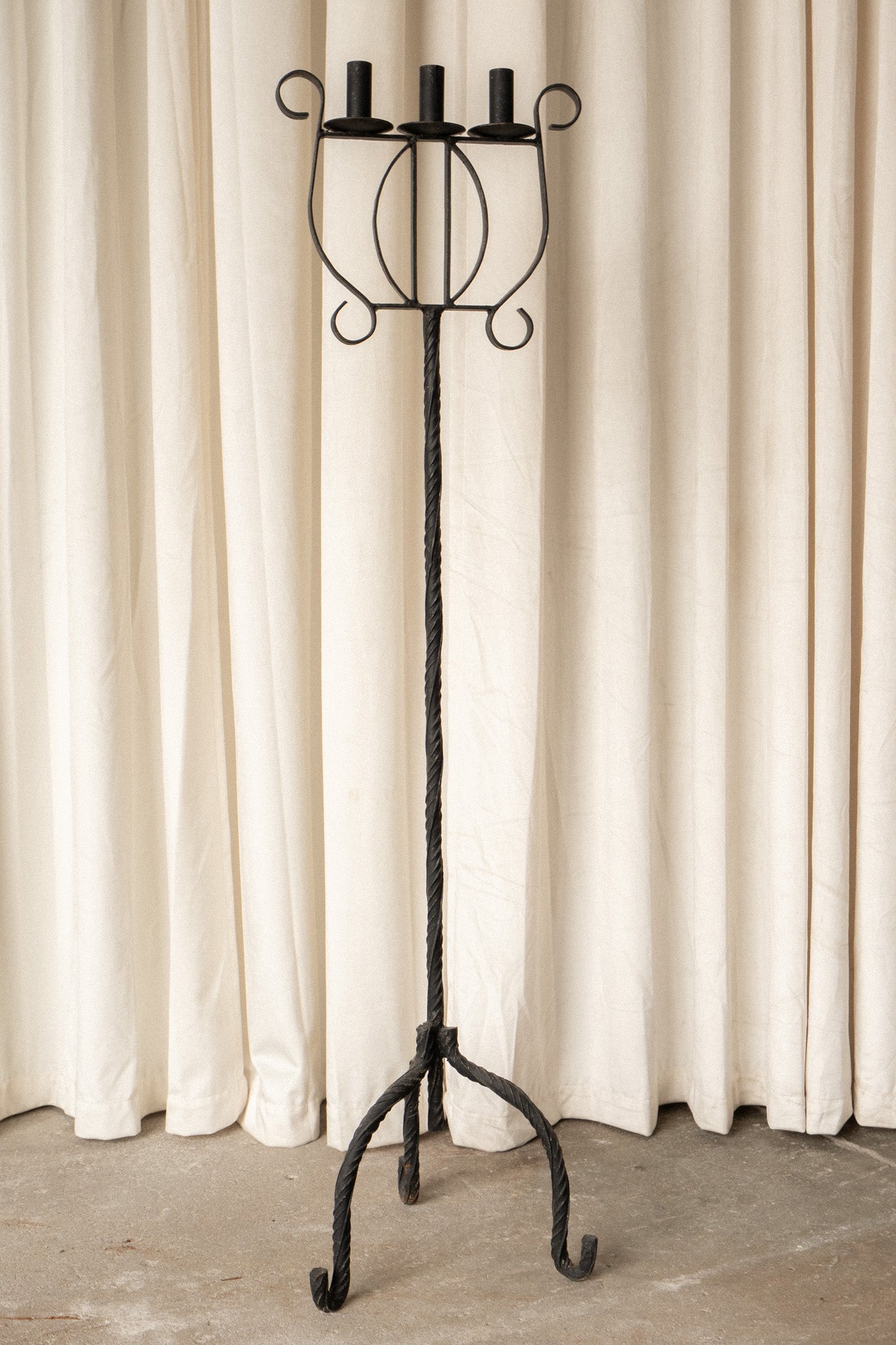 Antique Wrought Iron Candelabras - IDYLL MANOR