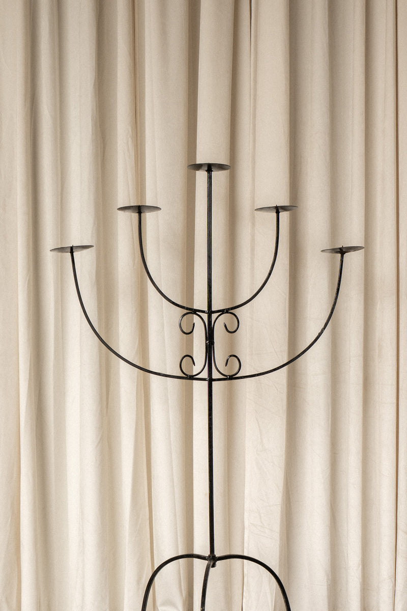 Antique Wrought Iron Candelabras - IDYLL MANOR