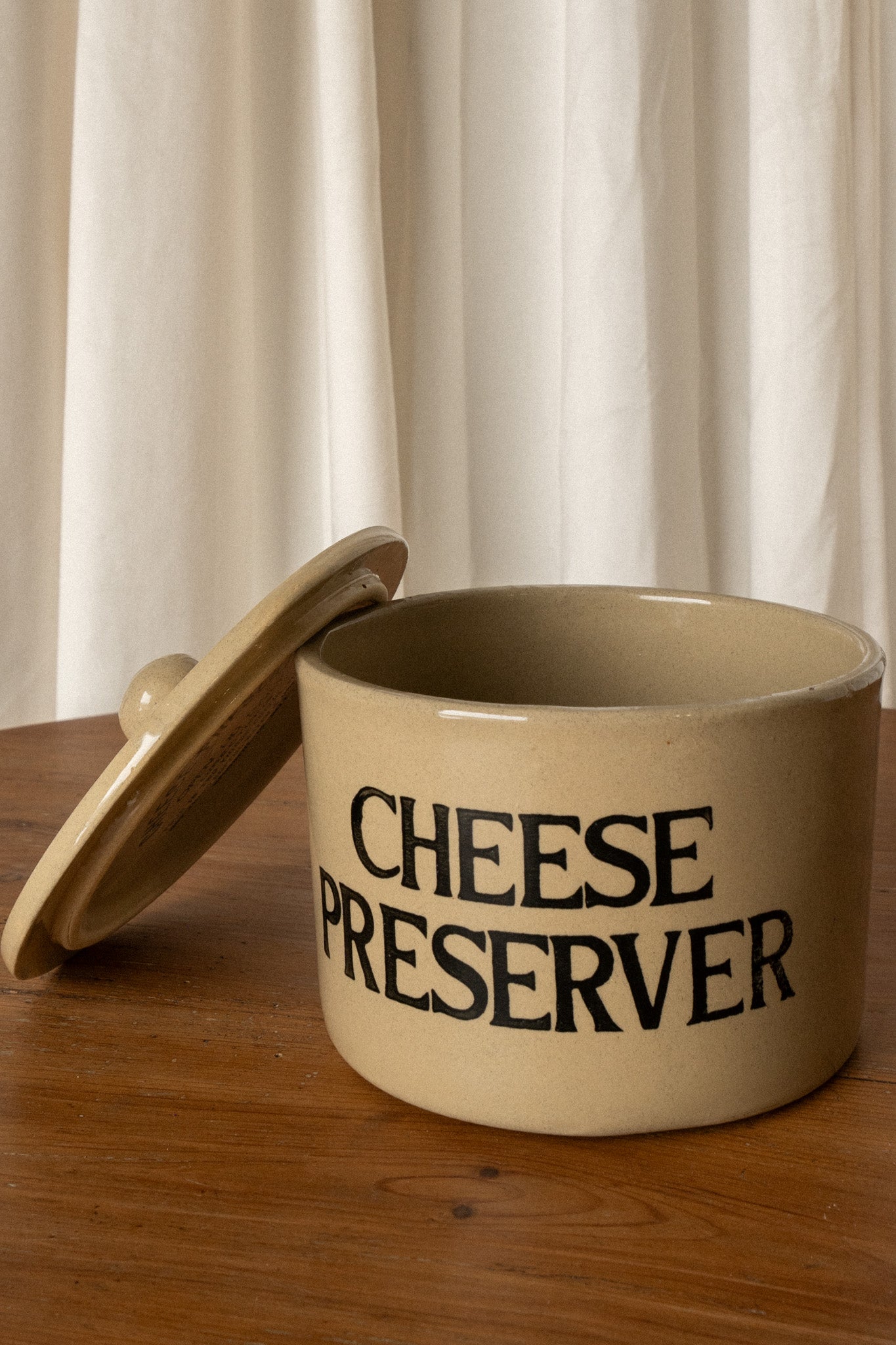 Vintage Cheese Preserver Canister - IDYLL MANOR