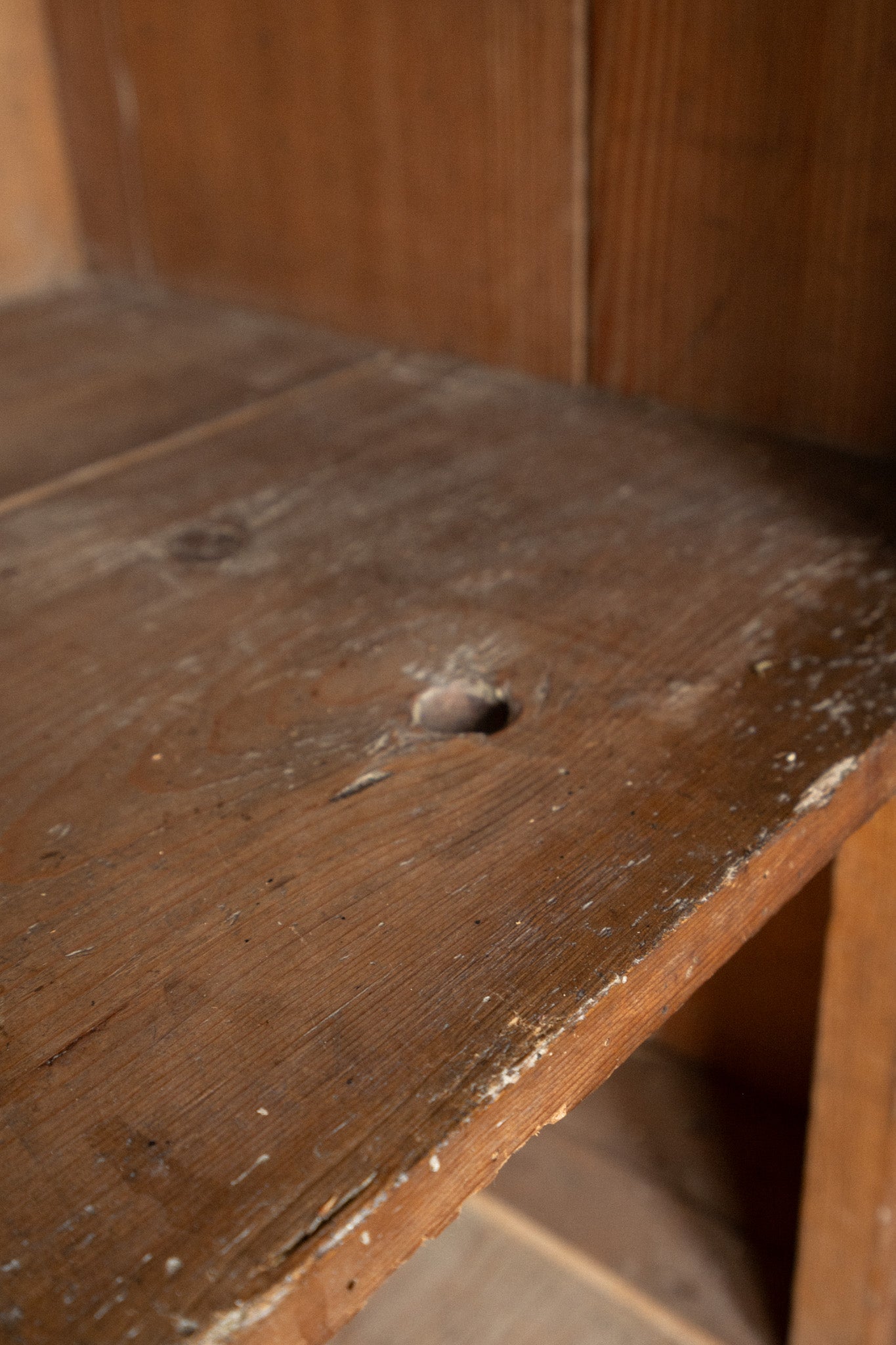 Pitch Pine School Cupboard | Arched Door Design - IDYLL MANOR