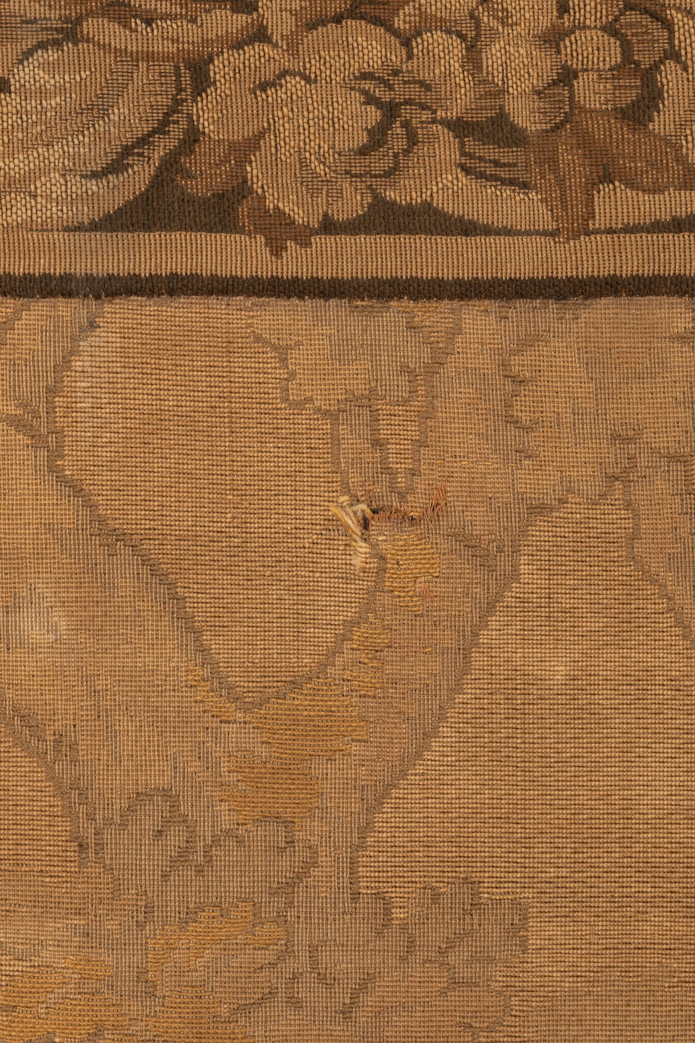 Large Antique French Tapestry on Wooden Frame - IDYLL MANOR