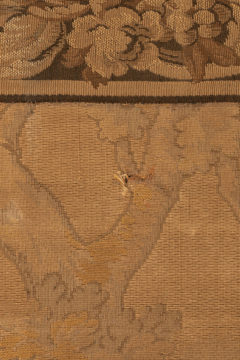 Large Antique French Tapestry on Wooden Frame - IDYLL MANOR