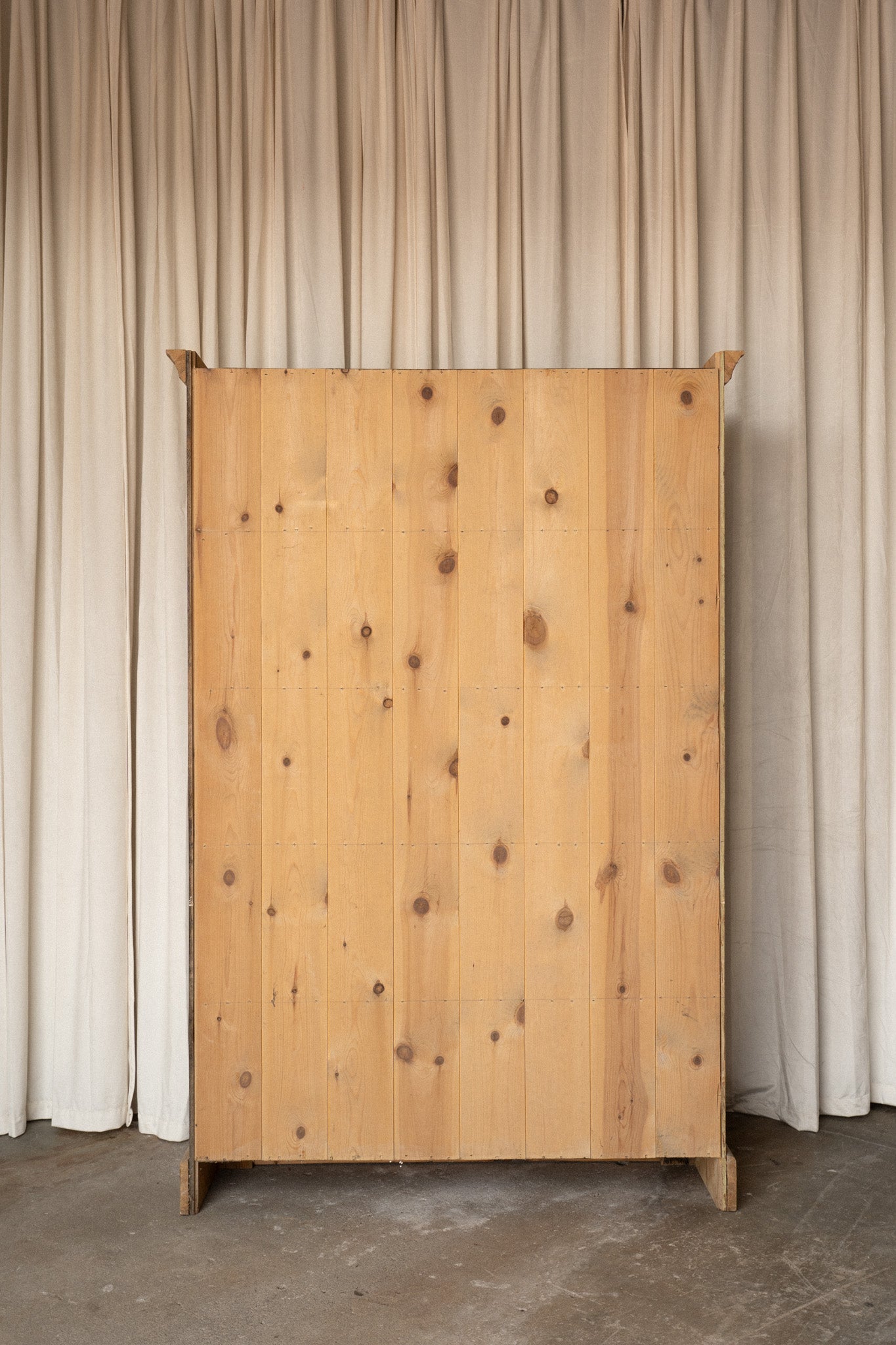 Solid Light Pine Bookcase | Open Shelving Cabinet - IDYLL MANOR