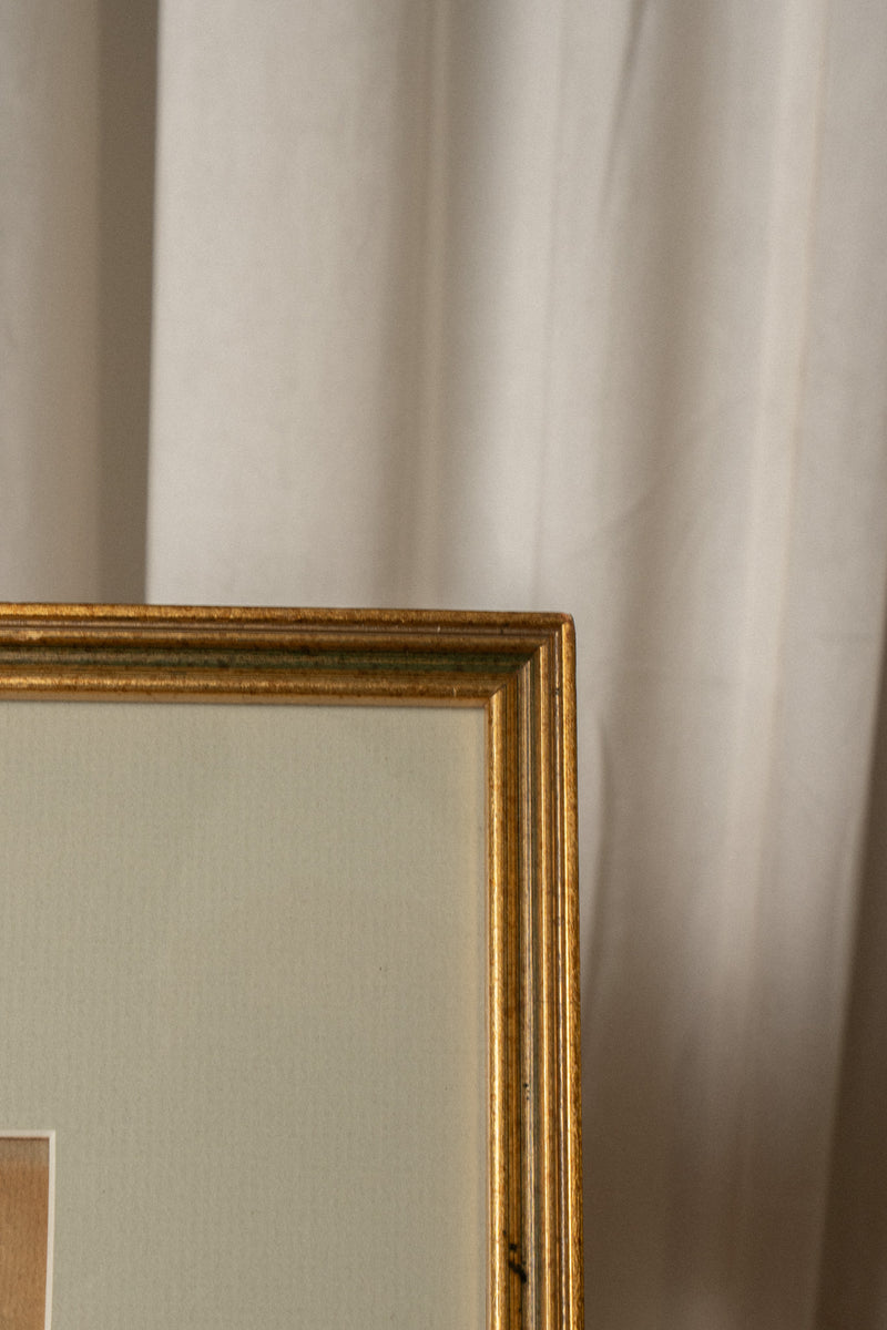 19th Century Coastal Watercolor Study | Gilt Frame - IDYLL MANOR