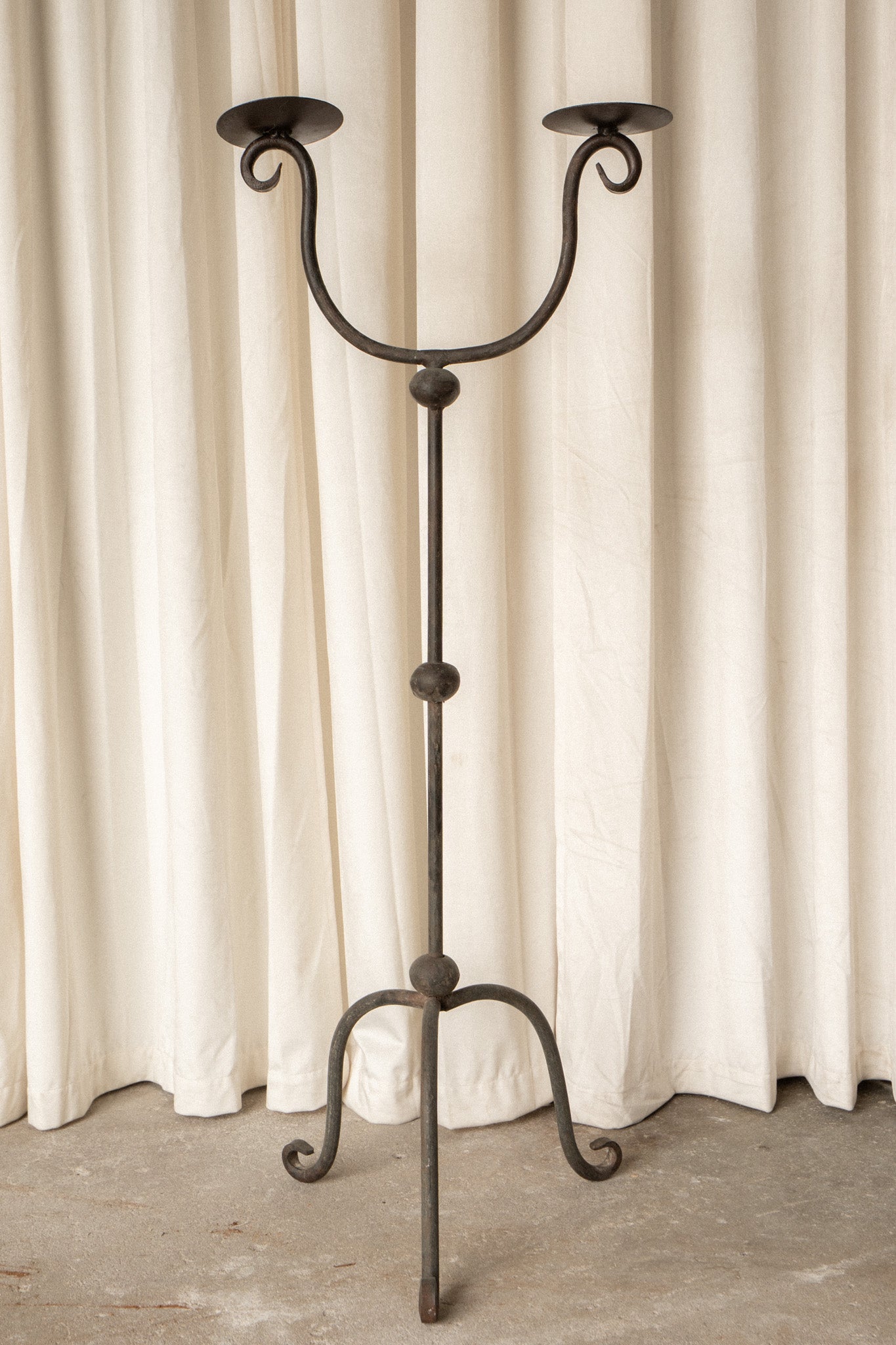 Antique Wrought Iron Candelabras - IDYLL MANOR