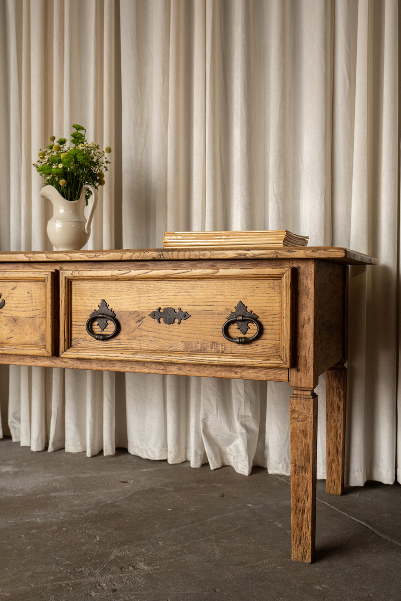 English Pine Kitchen Island, Server - IDYLL MANOR