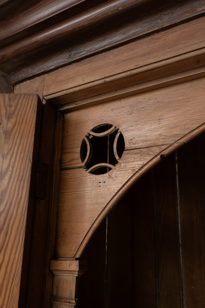 Rounded Corner Cabinet | Curved Back Cupboard - IDYLL MANOR