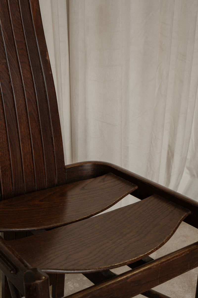 Brutalist Architectural Chairs | Set of 2 - IDYLL MANOR