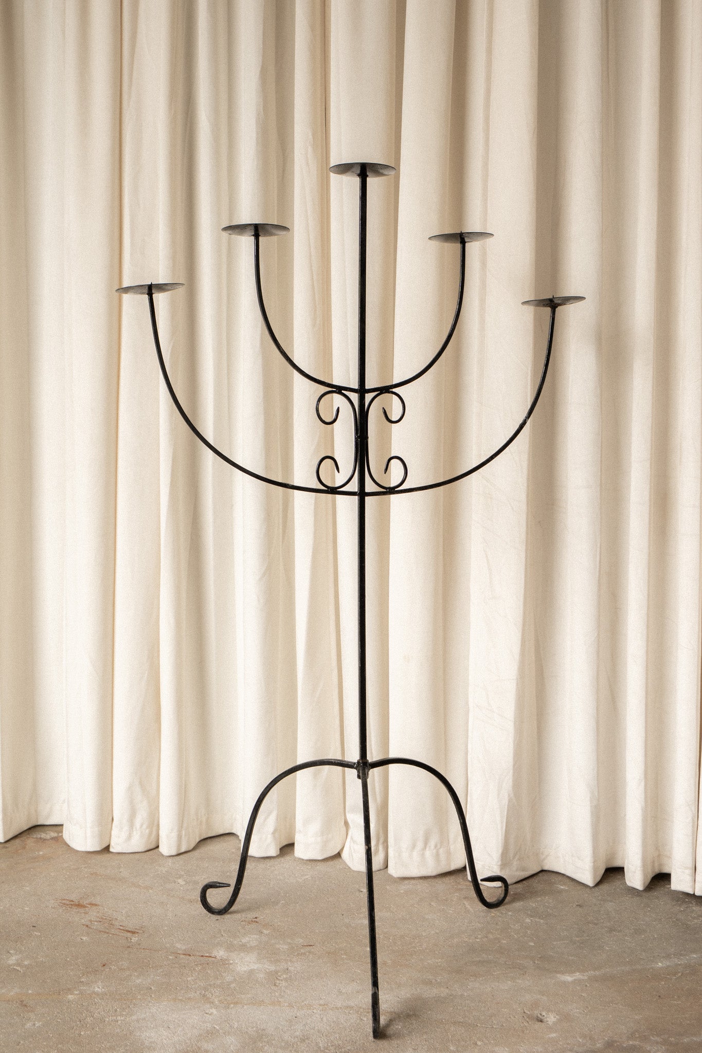 Antique Wrought Iron Candelabras - IDYLL MANOR
