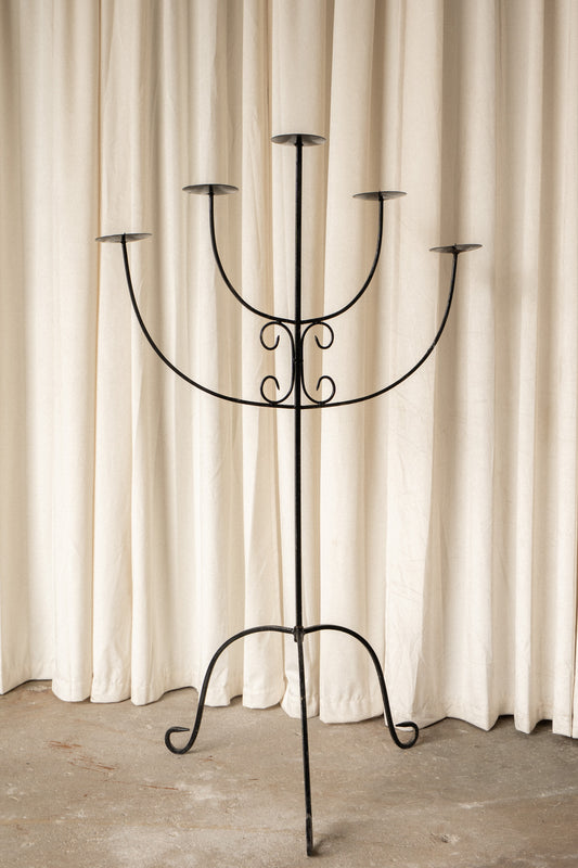 Antique Wrought Iron Candelabras - IDYLL MANOR