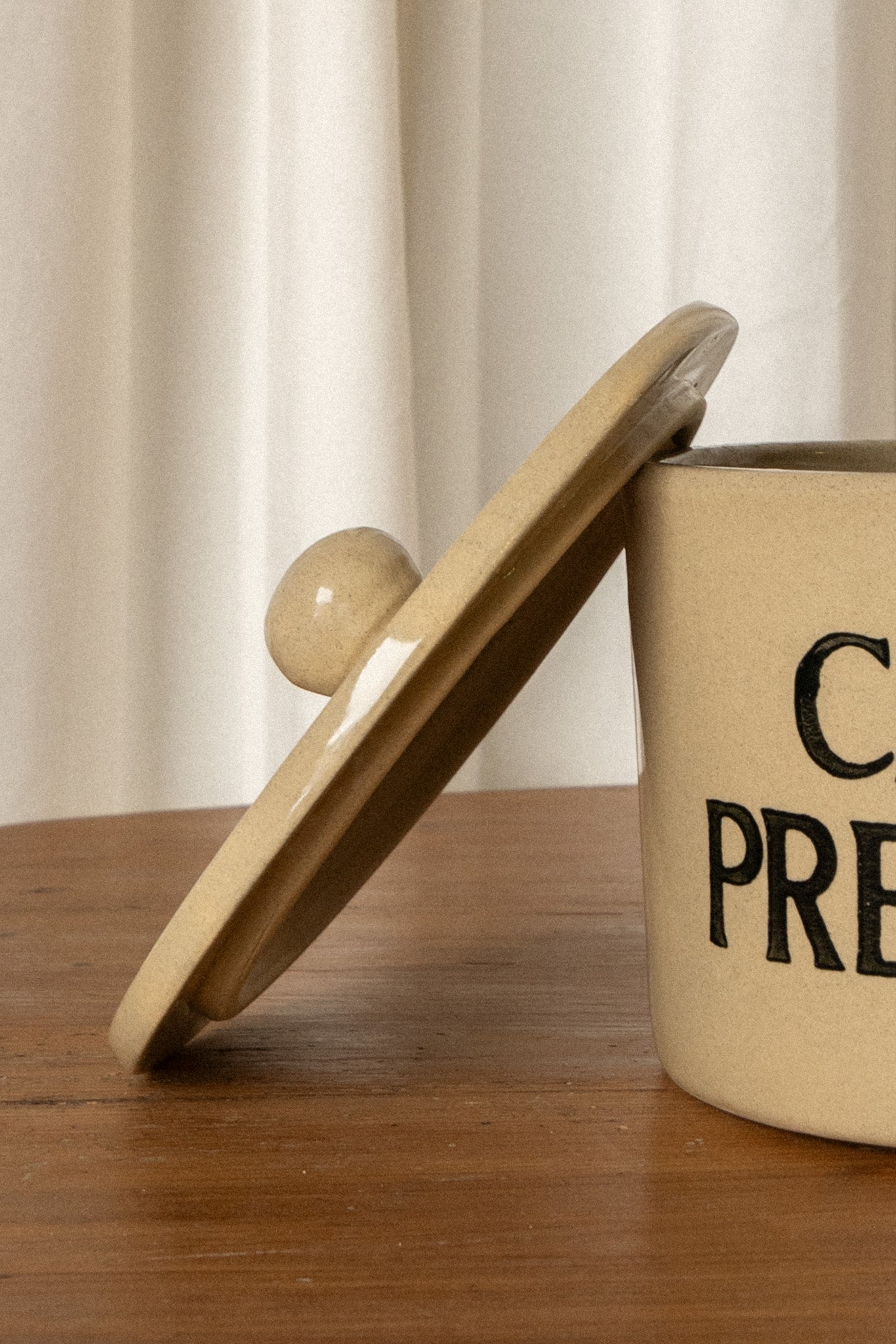 Vintage Cheese Preserver Canister - IDYLL MANOR