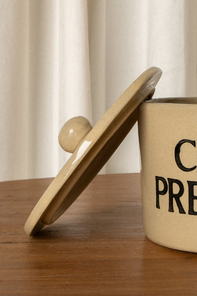 Vintage Cheese Preserver Canister - IDYLL MANOR