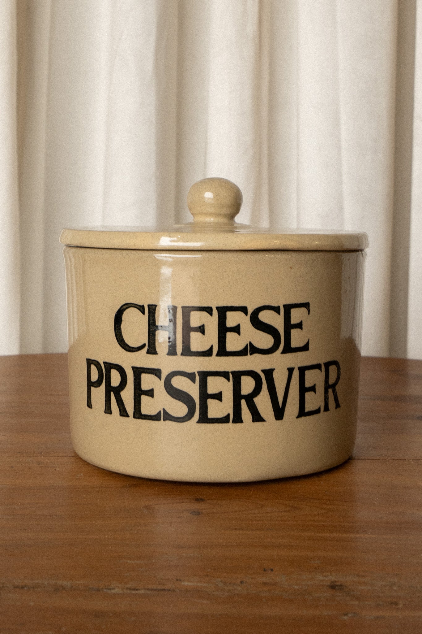 Vintage Cheese Preserver Canister - IDYLL MANOR
