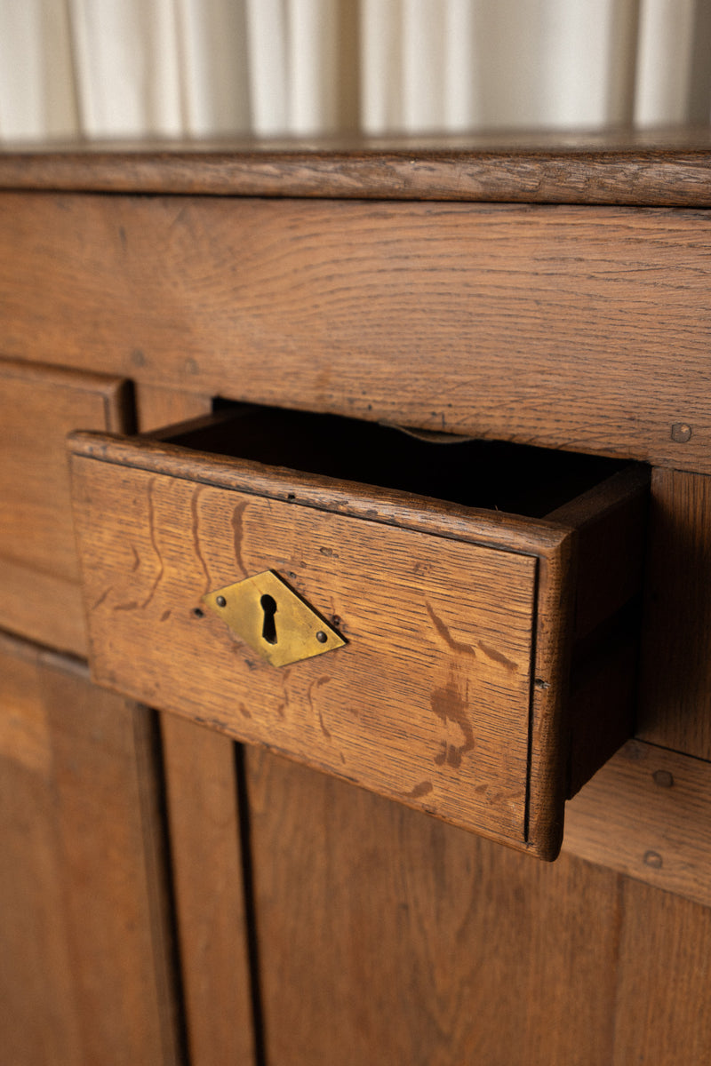 Antique French Oak Cupboard - IDYLL MANOR