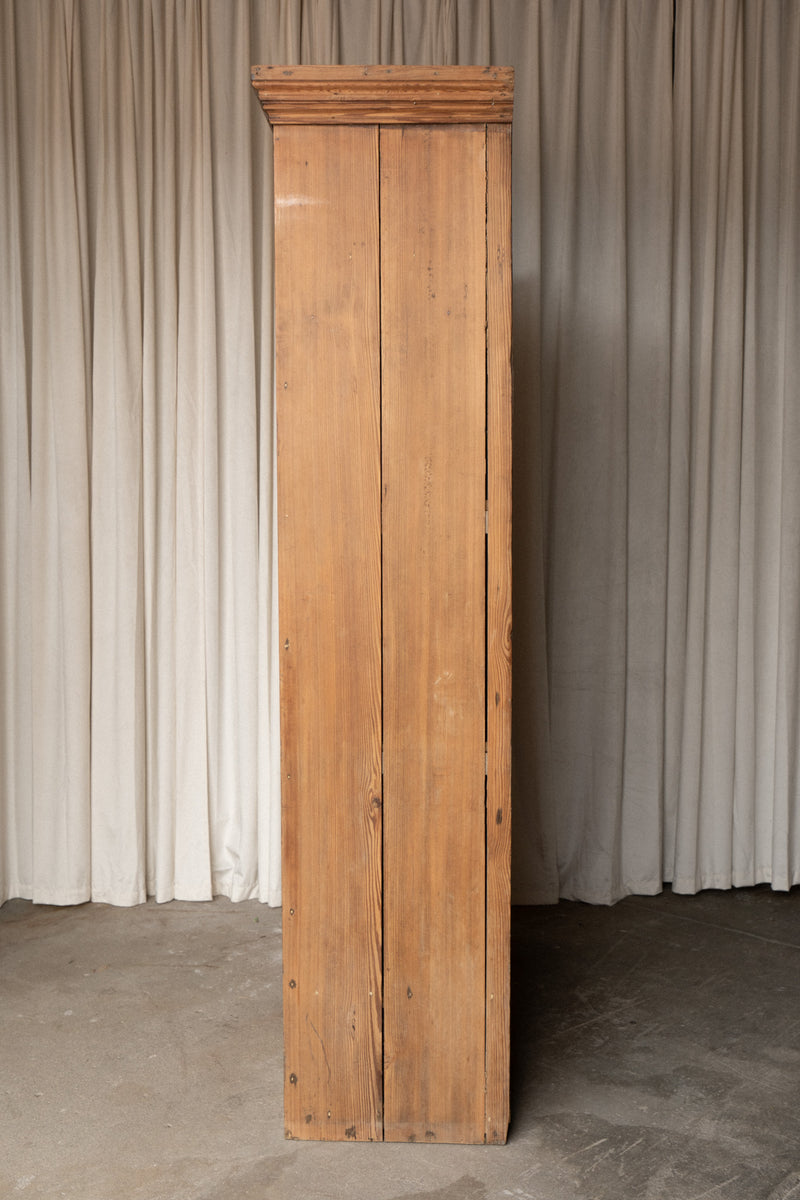 Pitch Pine School Cupboard | Arched Door Design - IDYLL MANOR