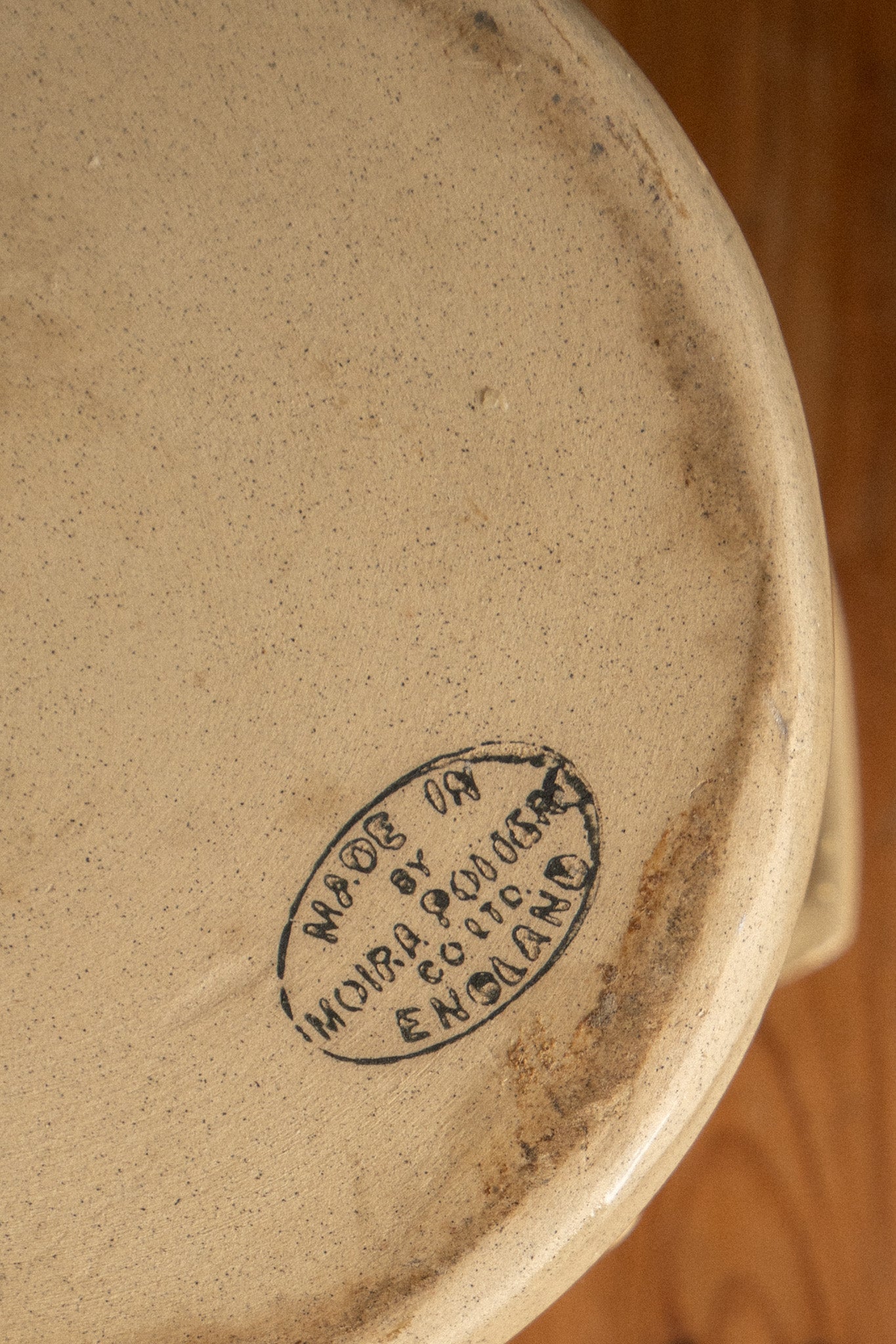 Moira Pottery Flour Jar | Beige Stoneware Kitchen Canister - IDYLL MANOR